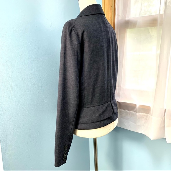 Marc by Marc Jacobs Navy Wool Peplum Blazer - Picture 3 of 7